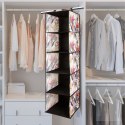 FLORAL w kwiaty wiszący organizer do szafy 5 przegród 30x30x120m Kamai Ordinett