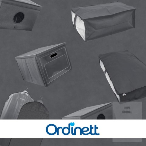 GREY szary organizer do szafy z pokrywą oraz oknem 50x40x25cm Kamai Ordinett GREY szary organizer do szafy z pokrywą oraz oknem 50x40x25cm Kamai Ordinett