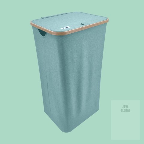 MINT kosz na pranie zielony, miętowy z pokrywą 40,5x33x74cm Kamai Ordinett MINT kosz na pranie zielony, miętowy z pokrywą 40,5x33x74cm Kamai Ordinett
