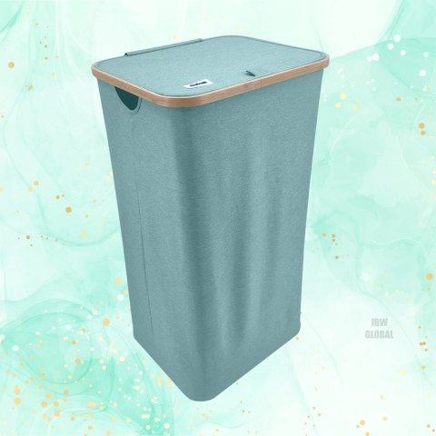 MINT kosz na pranie zielony, miętowy z pokrywą 40,5x33x74cm Kamai Ordinett MINT kosz na pranie zielony, miętowy z pokrywą 40,5x33x74cm Kamai Ordinett