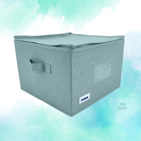 MINT zielony, ogranizer, pojemnik do szafy z uchwytami 30x30x21cm Kamai Ordinett MINT zielony, ogranizer, pojemnik do szafy z uchwytami 30x30x21cm Kamai Ordinett