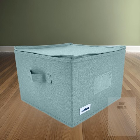 MINT zielony, ogranizer, pojemnik do szafy z uchwytami 30x30x21cm Kamai Ordinett MINT zielony, ogranizer, pojemnik do szafy z uchwytami 30x30x21cm Kamai Ordinett