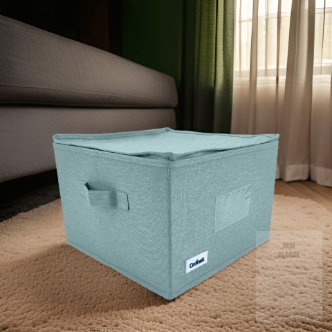 MINT zielony, ogranizer, pojemnik do szafy z uchwytami 30x30x21cm Kamai Ordinett MINT zielony, ogranizer, pojemnik do szafy z uchwytami 30x30x21cm Kamai Ordinett