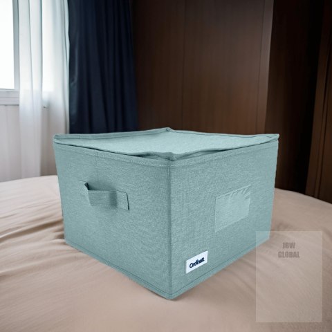 MINT zielony, ogranizer, pojemnik do szafy z uchwytami 30x30x21cm Kamai Ordinett MINT zielony, ogranizer, pojemnik do szafy z uchwytami 30x30x21cm Kamai Ordinett