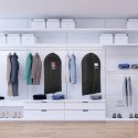 SERCE czarny organizer na płaszcz 60x100cm Kamai Ordinett