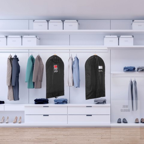 SERCE czarny organizer na płaszcz 60x100cm Kamai Ordinett SERCE czarny organizer na płaszcz 60x100cm Kamai Ordinett