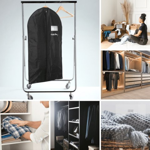 SERCE czarny organizer na płaszcz 60x100cm Kamai Ordinett SERCE czarny organizer na płaszcz 60x100cm Kamai Ordinett