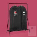 SERCE czarny organizer na płaszcz 60x100cm Kamai Ordinett