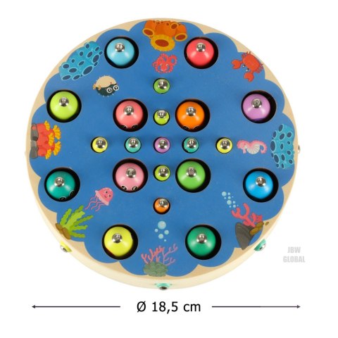 Gra zręcznościowa rodzinna rybki gąsienice łowienie montessori Gra zręcznościowa rodzinna rybki gąsienice łowienie montessori