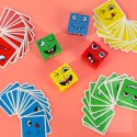 Klocki kreatywne montessori wyzwania zmieniające twarz emocje