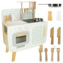Kuchnia dla dzieci drewniana MDF LULILO RETRO akcesoria 73cm