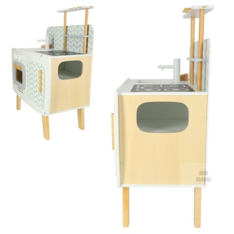 Kuchnia dla dzieci drewniana MDF LULILO RETRO akcesoria 73cm Kuchnia dla dzieci drewniana MDF LULILO RETRO akcesoria 73cm