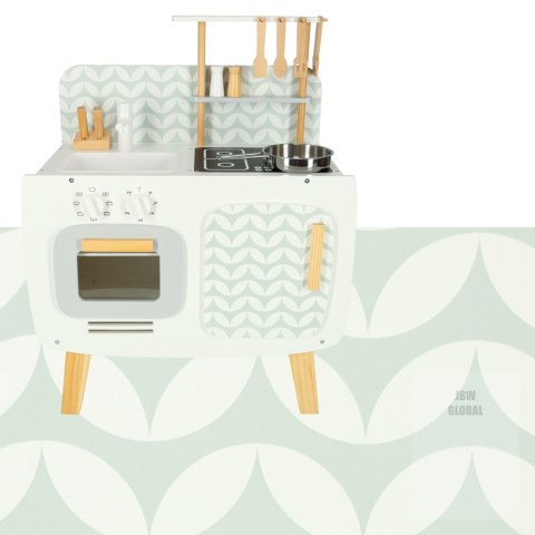 Kuchnia dla dzieci drewniana MDF LULILO RETRO akcesoria 73cm Kuchnia dla dzieci drewniana MDF LULILO RETRO akcesoria 73cm