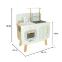 Kuchnia dla dzieci drewniana MDF LULILO RETRO akcesoria 73cm