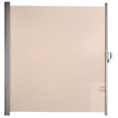 Markiza boczna tarasowa LUARO parawan zwijana 180 x 400 cm beżowa Kik Sp. z o. o. Sp. k. Markiza boczna tarasowa LUARO parawan zwijana 180 x 400 cm beżowa Kik Sp. z o. o. Sp. k.