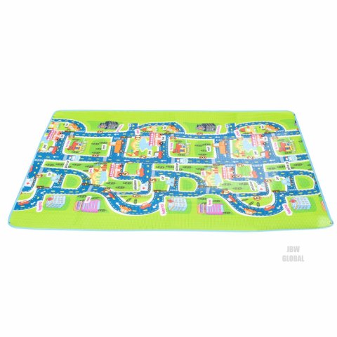 Mata edukacyjna piankowa składana ulica 200 x 160 cm Mata edukacyjna piankowa składana ulica 200 x 160 cm