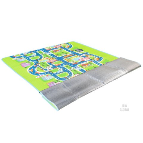 Mata edukacyjna piankowa składana ulica 200 x 160 cm Mata edukacyjna piankowa składana ulica 200 x 160 cm