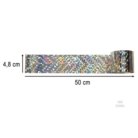 Odstraszacz ptaków taśma odblaskowa odstraszająca ptaki 5cm x 50m 1 sztuka Kik Sp. z o. o. Sp. k. Odstraszacz ptaków taśma odblaskowa odstraszająca ptaki 5cm x 50m 1 sztuka Kik Sp. z o. o. Sp. k.