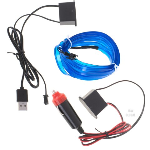 Taśma ambient Oświetlenie ambientowe LED światłowód taśma 3m niebieska Kik Sp. z o. o. Sp. k. Taśma ambient Oświetlenie ambientowe LED światłowód taśma 3m niebieska Kik Sp. z o. o. Sp. k.