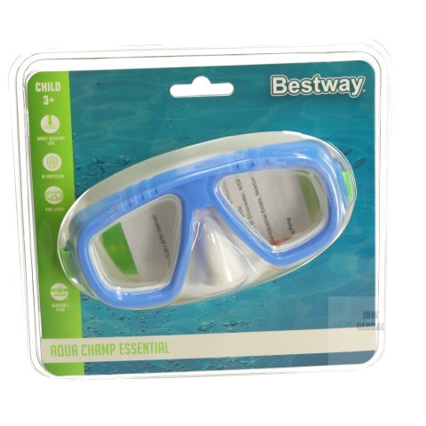 BESTWAY 22011 Okulary maska do pływania nurkowania niebieskie 3+ BESTWAY 22011 Okulary maska do pływania nurkowania niebieskie 3+