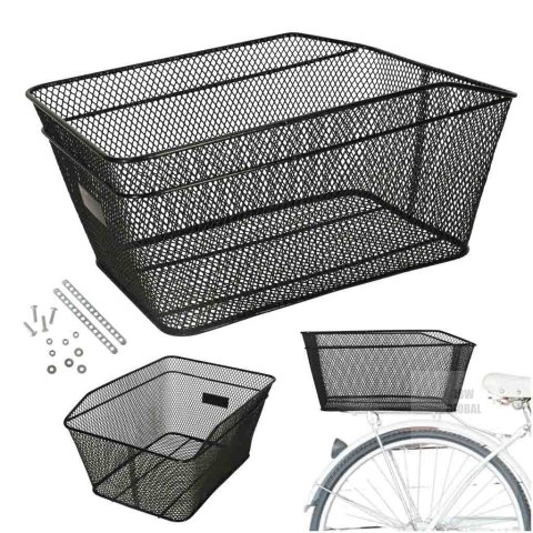 Koszyk rowerowy RALLEX na bagażnik kosz tylny metalowy 25kg Kik Sp. z o. o. Sp. k. Koszyk rowerowy RALLEX na bagażnik kosz tylny metalowy 25kg Kik Sp. z o. o. Sp. k.