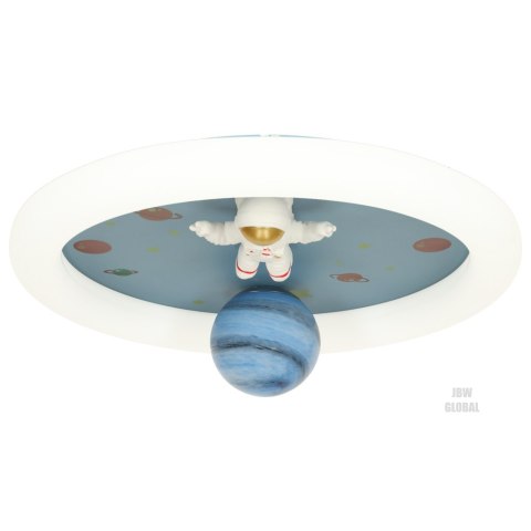 Lampa LED sufitowa plafon do pokoju dziecięcego ściemniana LUMELA + pilot astronauta Kik Sp. z o. o. Sp. k. Lampa LED sufitowa plafon do pokoju dziecięcego ściemniana LUMELA + pilot astronauta Kik Sp. z o. o. Sp. k.