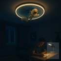 Lampa LED sufitowa plafon do pokoju dziecięcego ściemniana LUMELA + pilot astronauta Kik Sp. z o. o. Sp. k.