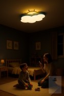Lampa LED sufitowa plafon do pokoju dziecięcego ściemniana LUMELA + pilot chmurka niebieska Kik Sp. z o. o. Sp. k.