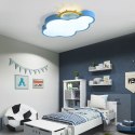 Lampa LED sufitowa plafon do pokoju dziecięcego ściemniana LUMELA + pilot chmurka niebieska Kik Sp. z o. o. Sp. k.