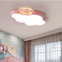 Lampa LED sufitowa plafon do pokoju dziecięcego ściemniana LUMELA + pilot chmurka różowa Kik Sp. z o. o. Sp. k.