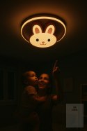 Lampa LED sufitowa plafon do pokoju dziecięcego ściemniana LUMELA + pilot króliczek Kik Sp. z o. o. Sp. k.