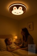 Lampa LED sufitowa plafon do pokoju dziecięcego ściemniana LUMELA + pilot króliczek Kik Sp. z o. o. Sp. k.