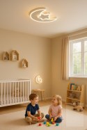 Lampa LED sufitowa plafon do pokoju dziecięcego ściemniana LUMELA + pilot księżyc biała Kik Sp. z o. o. Sp. k.