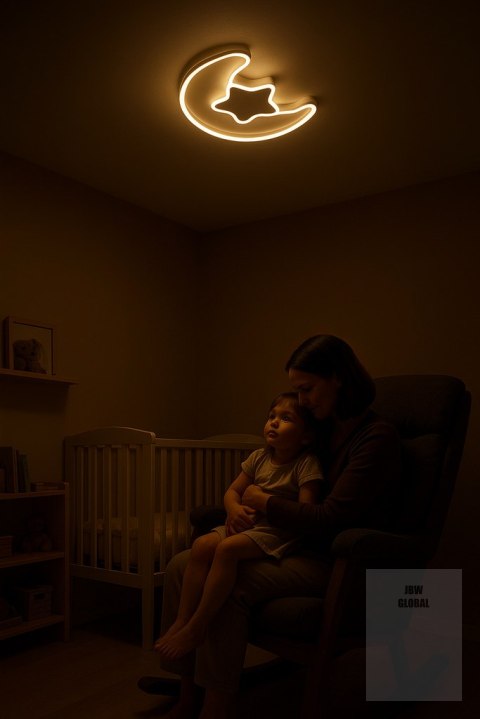 Lampa LED sufitowa plafon do pokoju dziecięcego ściemniana LUMELA + pilot księżyc biała Kik Sp. z o. o. Sp. k. Lampa LED sufitowa plafon do pokoju dziecięcego ściemniana LUMELA + pilot księżyc biała Kik Sp. z o. o. Sp. k.