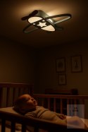 Lampa LED sufitowa plafon do pokoju dziecięcego ściemniana LUMELA + pilot samolot Kik Sp. z o. o. Sp. k.