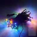 Lampki LED łańcuch świetlny świąteczne choinkowe 10m 100LED multikolor 8 trybów świecenia Kik Sp. z o. o. Sp. k.