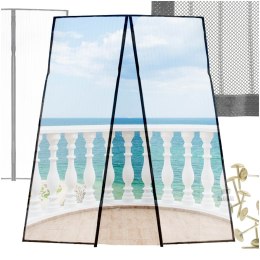 Moskitiera siatka magnetyczna LUARO na drzwi solidna mocny magnes 100x210cm Kik Sp. z o. o. Sp. k.