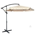 Parasol ogrodowy duży składany z wysięgnikiem 290cm beżowy Kik Sp. z o. o. Sp. k.