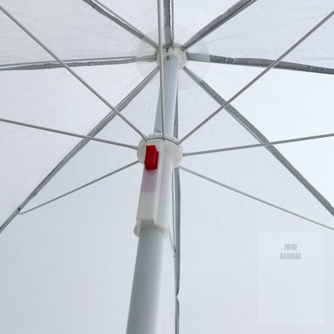 Parasol ogrodowy plażowy regulowany łamany składany UV 150cm szary Kik Sp. z o. o. Sp. k. Parasol ogrodowy plażowy regulowany łamany składany UV 150cm szary Kik Sp. z o. o. Sp. k.