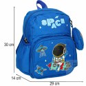 Plecak dla przedszkolaka szkolny dziecięcy astronauta 30x14x23cm Kik Sp. z o. o. Sp. k.