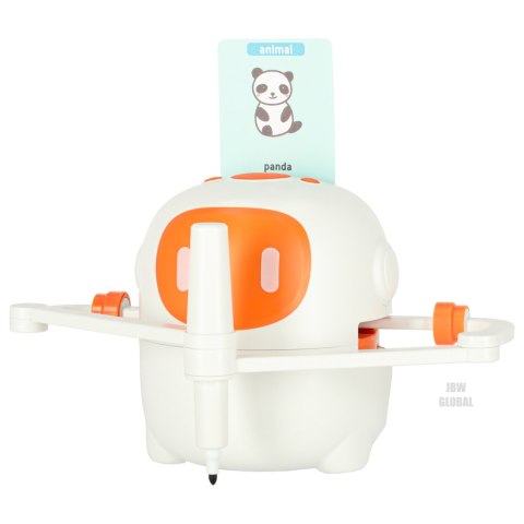 Robot edukacyjny interaktywny nauka rysowania pisania zestaw fiszki mazaki pomarańczowy Kik Sp. z o. o. Sp. k. Robot edukacyjny interaktywny nauka rysowania pisania zestaw fiszki mazaki pomarańczowy Kik Sp. z o. o. Sp. k.