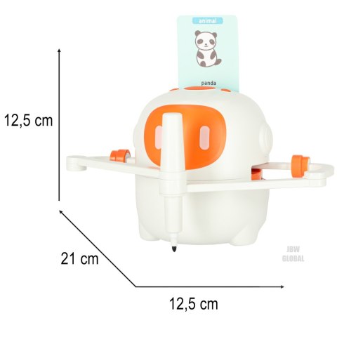 Robot edukacyjny interaktywny nauka rysowania pisania zestaw fiszki mazaki pomarańczowy Kik Sp. z o. o. Sp. k. Robot edukacyjny interaktywny nauka rysowania pisania zestaw fiszki mazaki pomarańczowy Kik Sp. z o. o. Sp. k.
