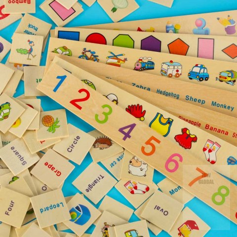 Sorter drewniany układanka logiczna dopasuj obrazki Sorter drewniany układanka logiczna dopasuj obrazki