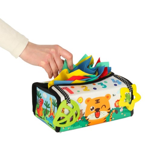 Sorter pudełko z chusteczkami sensoryczne montessori mata 2w1 Kik Sp. z o. o. Sp. k. Sorter pudełko z chusteczkami sensoryczne montessori mata 2w1 Kik Sp. z o. o. Sp. k.