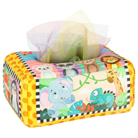 Sorter pudełko z chusteczkami sensoryczne montessori pluszowe cyfry litery Kik Sp. z o. o. Sp. k. Sorter pudełko z chusteczkami sensoryczne montessori pluszowe cyfry litery Kik Sp. z o. o. Sp. k.