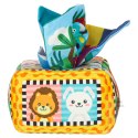 Sorter pudełko z chusteczkami sensoryczne montessori pluszowe cyfry litery Kik Sp. z o. o. Sp. k.