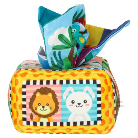 Sorter pudełko z chusteczkami sensoryczne montessori pluszowe cyfry litery Kik Sp. z o. o. Sp. k. Sorter pudełko z chusteczkami sensoryczne montessori pluszowe cyfry litery Kik Sp. z o. o. Sp. k.