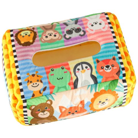 Sorter pudełko z chusteczkami sensoryczne montessori pluszowe cyfry litery Kik Sp. z o. o. Sp. k. Sorter pudełko z chusteczkami sensoryczne montessori pluszowe cyfry litery Kik Sp. z o. o. Sp. k.