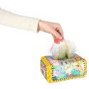 Sorter pudełko z chusteczkami sensoryczne montessori pluszowe cyfry litery Kik Sp. z o. o. Sp. k.