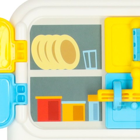 Tablica manipulacyjna sensoryczna montessori kuchnia zegar światło dźwięk Kik Sp. z o. o. Sp. k. Tablica manipulacyjna sensoryczna montessori kuchnia zegar światło dźwięk Kik Sp. z o. o. Sp. k.